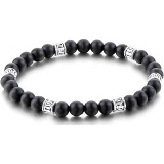 👉 Memphis kralen armband Onyx Tibetaanse kraal