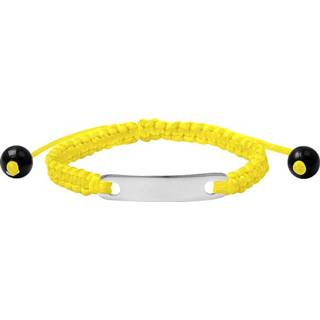 👉 Kinderarmband geel One Size jeugd kinderen ID Yellow