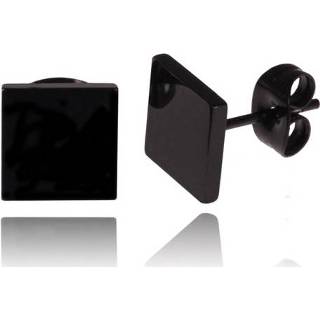 👉 Zwarte Stud oorbellen LGT Jewels 8mm