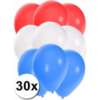 👉 Ballon 30x Ballonnen in Nederlandse kleuren