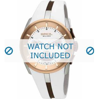 👉 Horlogeband wit rubber Breil BW0428