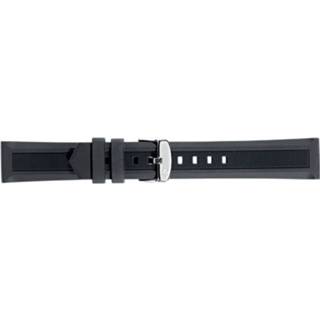 👉 Horlogeband zwart rubber Morellato Acre X4409187019CR24 / PMX019ACRE24 24mm