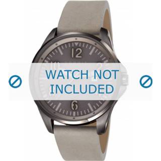 Horlogeband grijs leder Esprit ES107601003-40L