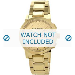 👉 Burberry horlogeband BU9753 Staal Goud