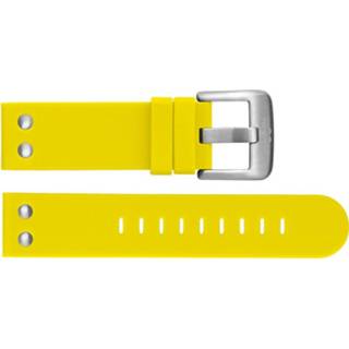 👉 Horlogeband geel silicoon TW Steel TWB520 22mm