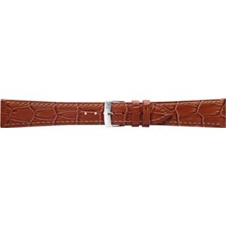 👉 Horlogeband bruin croco leder Morellato Augusta X4218A95041CR16 / PMX041AUGUST16 16mm + standaard stiksel