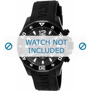 👉 Horlogeband zwart rubber Invicta 14890 Specialty 22mm