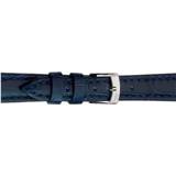 👉 Horlogeband blauw croco leder Morellato Bolle X2269480061CR16 / PMX061BOLLE16 16mm + standaard stiksel