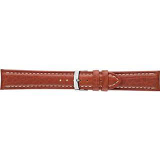 👉 Horlogeband bruin wit leder Morellato Kuga U3689A38041CR22 / PMU041KUGA22 22mm + stiksel