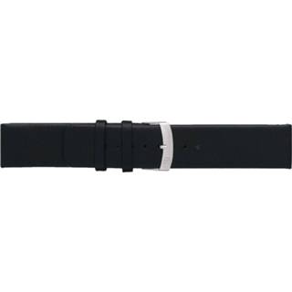 👉 Horlogeband zwart leder glad large Morellato X3076875019CR22 / PMX019LARGE22 22mm