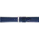 👉 Horlogeband blauw leder Morellato Mokka X4596B61062CR22 / PMX062MOKKA22 22mm + standaard stiksel