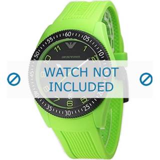 👉 Horlogeband groen silicoon Armani AR1042 22mm