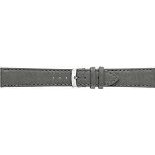 Horlogeband grijs leder glad Morellato Abete X3686A39091CR20 / PMX091ABETE20 20mm + standaard stiksel