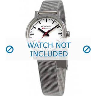👉 Horlogeband staal zilver Mondaine A658.30301.11SBV / BM20037 30301 EVO 26 12mm