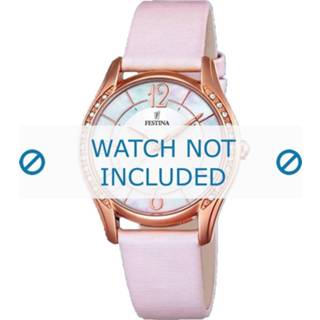 👉 Horlogeband roze leder Festina F16946-1 18mm