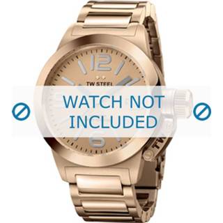 👉 Horlogeband staal rosé TW Steel TWB303 / TW303 20mm