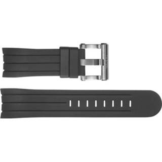 👉 Horlogeband zwart silicoon TW Steel TWB130L / TW130L 22mm