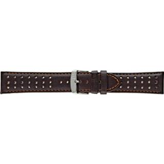 👉 Horlogeband bruin leder smooth leather Dark Brown Morellato Rugby U3459237034CR22 / PMU034RUGBY22 Glad Donkerbruin 22mm + standaard stiksel 8033288452447