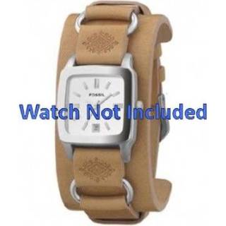 👉 Horlogeband leather bruin Fossil JR8300 8719217012356