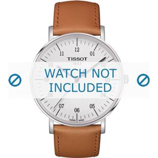 👉 Horlogeband leder leather cognac Tissot T109.610.16.037.00 21mm + standaard stiksel 8719217071292