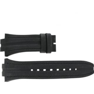 👉 Horlogeband zwart leder leather onbekend Breil BW0414 + stiksel 8719217030497