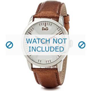 👉 Horlogeband leder goud leather Dolce & Gabbana DW0700 22mm 8719217019256