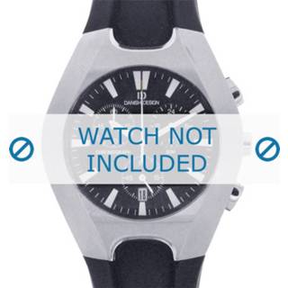 👉 Horlogeband zwart rubber onbekend Danish Design 8719217036949