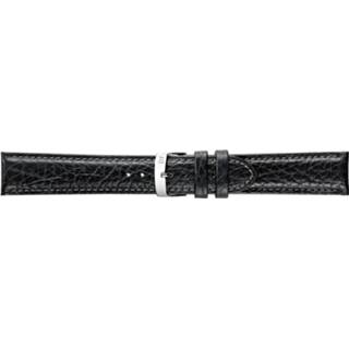 👉 Horlogeband zwart leder leather Morellato Fresbee X4335713019CR24 / PMX019FRESBEI24 24mm + standaard stiksel 8033288597674