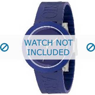 👉 Horlogeband blauw rubber Armani AR-1031 22mm 8719217058477