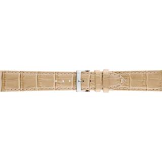 👉 Horlogeband croco leder leather ivoor Morellato Bolle X2269480027CR22 / PMX027BOLLE22 22mm + standaard stiksel 8033288655527