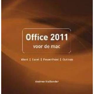 👉 Office 2011 voor de mac. word, excel, powerpoint, outlook, Hollander, Andree, Paperback 9789043021968