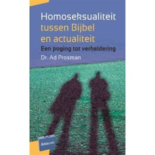 👉 Bijbel Ad Prosman Homoseksualiteit tussen en actualiteit - Boek (908897084X) 9789088970849