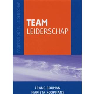 👉 Boek Frans Bouman Teamleiderschap - (905871067X) 9789058710673