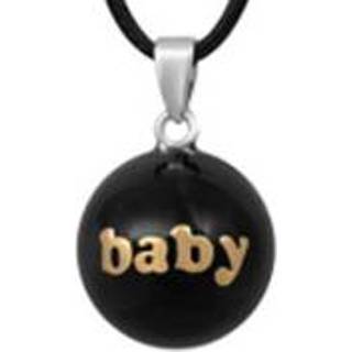 👉 Zwangerschapsketting zwart 'baby' (zwart)