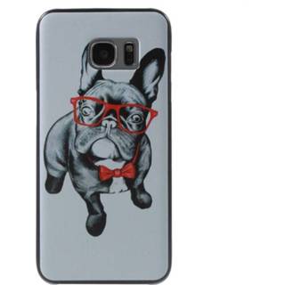 👉 Hardcase hoesje Hond met bril Samsung Galaxy S7 edge 8701077807852