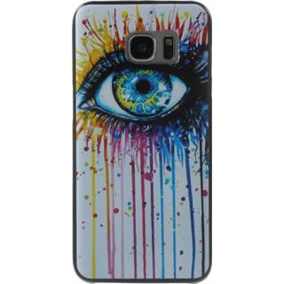 👉 Hardcase hoesje Kleurrijk oog Samsung Galaxy S7 edge 8701077808057