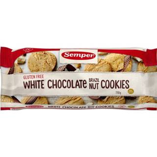 👉 Wit Semper White Chocolate Brazil Nut Cookies 150 gram 7310100568793