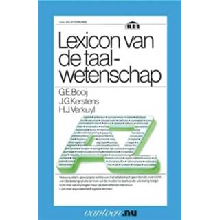 Lexicon van de taalwetenschap Boek Booij Cultuur > Taalkunde Paperback 9031506036 G.E Boek Cultuur > Taalkunde Lexicon van de taalwetenschap - G.E. Booij (9031506036) 9789031506033
