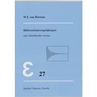 👉 Boek Differentiaalvergelijkingen - W.T. van Horssen (9050410324) 9789050410328