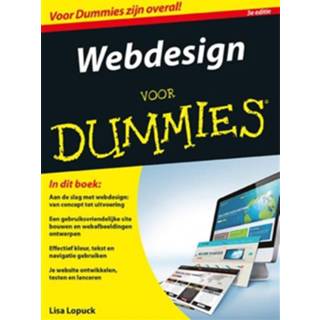 👉 Boek Lisa Lopuck Webdesign voor Dummies - (9045351579) 9789045351575