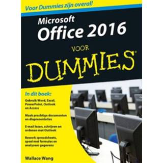 👉 Boek Wallace Wang Microsoft Office 2016 voor Dummies - (9045351234) 9789045351230