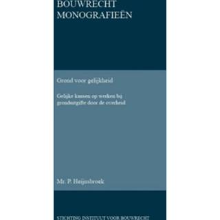 👉 Boek Paul Heijnsbroek Grond voor gelijkheid - (9078066741) 9789078066743