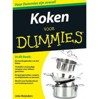 👉 Boek Joke Reijnders Koken voor Dummies - (9045351803) 9789045351803