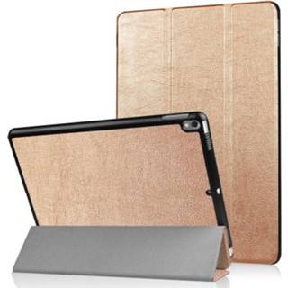 Tablethoes goud Apple iPad Pro 10.5 Tablethoesje Tri-fold 8718894637678