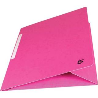 👉 Pergamy elastomap 3 kleppen, roze, pak van 10
