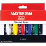 👉 Amsterdam acrylverf tube van 20 ml, etui van 6 tubes