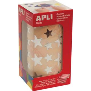 Apli Stickers ster zilver Zilver Apli Stickers ster 2360 stuks