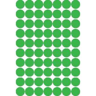 👉 Apli ronde etiketten in etui diameter 19 mm, groen, 560 stuks, 70 per blad