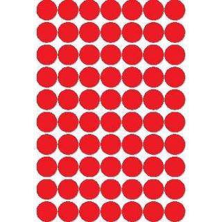 👉 Apli ronde etiketten in etui diameter 19 mm, rood, 560 stuks, 70 per blad