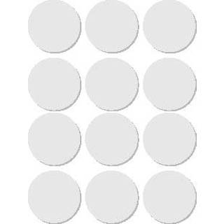 👉 Apli ronde etiketten in etui diameter 25 mm, wit, 72 stuks, 12 per blad (2664)